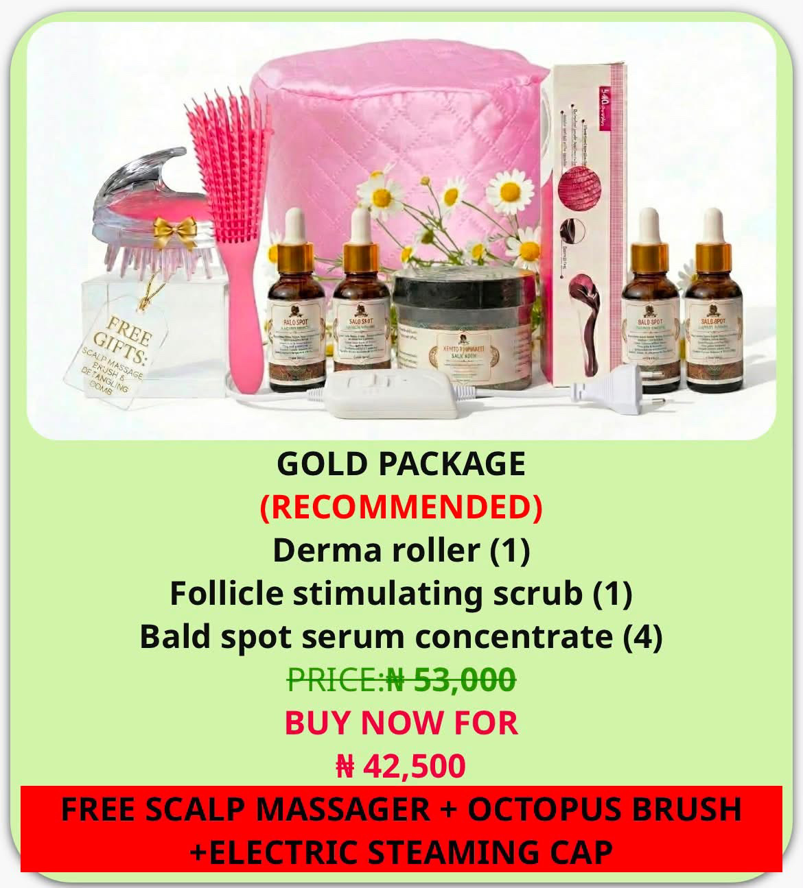 Bald spot kit (GOLD)