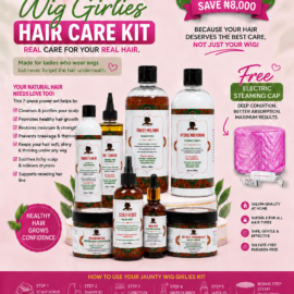 WIG GIRLIE HAIR CARE KIT + (Free steaming cap)